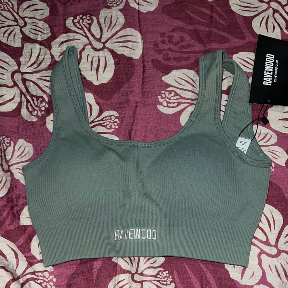 Ravewood Women's Green/Teal Sports Bra